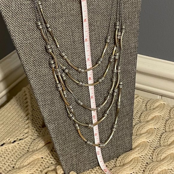 🌻2 for $15🌻 Silver and Gold Necklace - Picture 2 of 2
